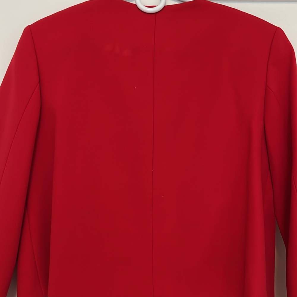 NWT ZARA RED BLAZER - Picture 4 of 4